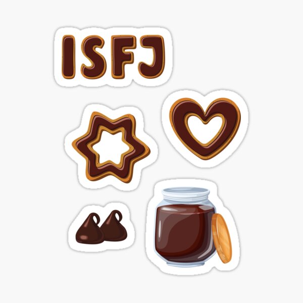 ISFJ Boy/girl B/W 4x6 Thermal Sticker Kawaii 