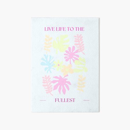 Enjoying my life Art Board Print by EnlightParis