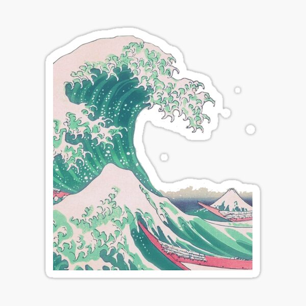 Waves Sticker
