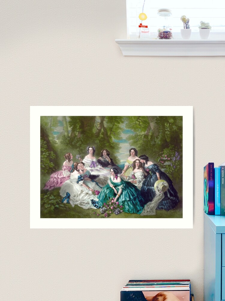Empress Eugenie Surrounded by her Ladies in Waiting Tapestry by
