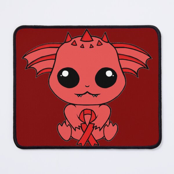 Item preview, Cute Creature Holding an Awareness Ribbon (Red) designed and sold by CaitlynConnor.