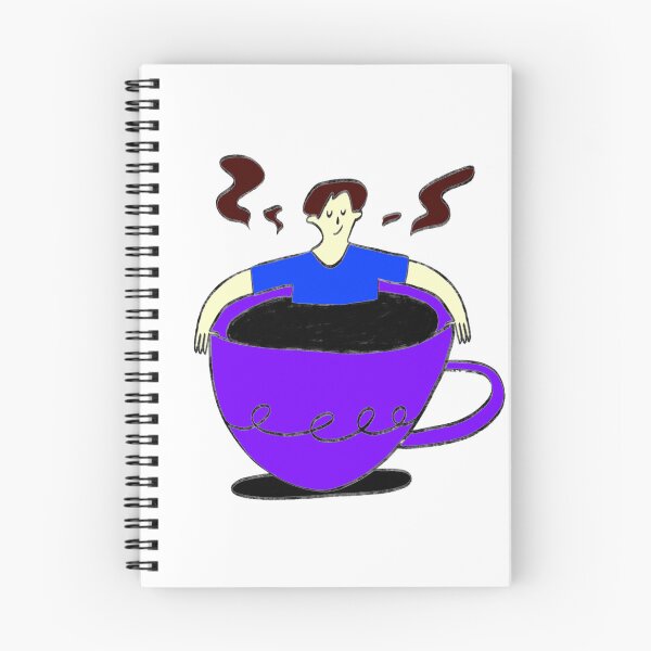 Item preview, Man in a steaming coffee cup designed and sold by Beautyqueens Beautys.