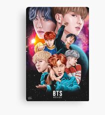 BTS DNA Fan Art Canvas Print