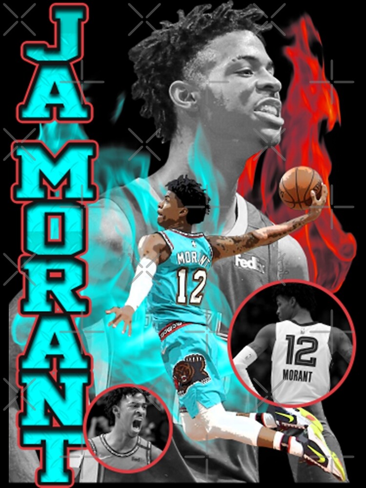 Ja Morant Grizzlies Vancouver graphic illustration Poster for Sale by  midamode