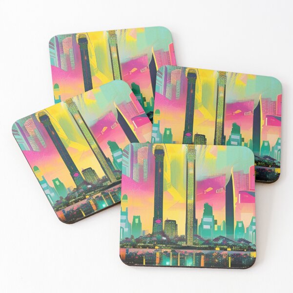 Item preview, Jeddah Skyline Art designed and sold by Places On Earth.