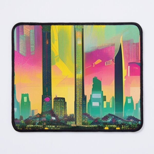 Item preview, Jeddah Skyline Art designed and sold by Places On Earth.