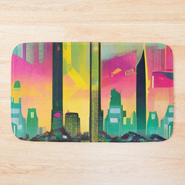 Item preview, Jeddah Skyline Art designed and sold by Places On Earth.