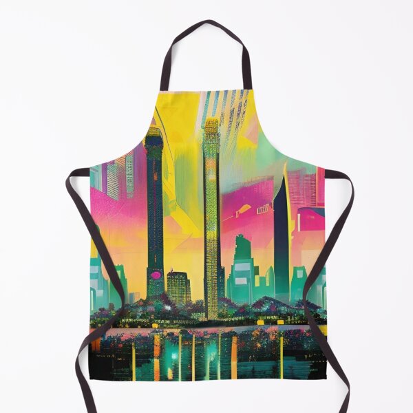 Item preview, Jeddah Skyline Art designed and sold by Places On Earth.