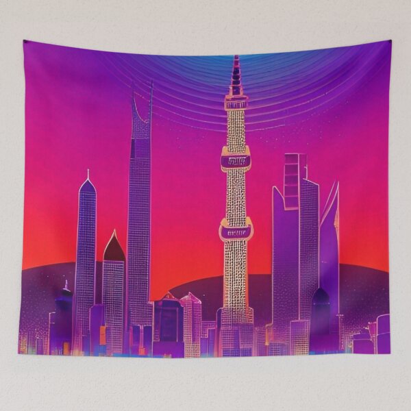 Item preview, Jeddah Skyline Vector designed and sold by Places On Earth.