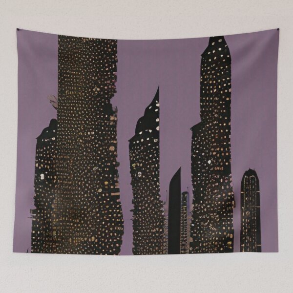 Item preview, Jeddah Skyline Abstract designed and sold by Places On Earth.