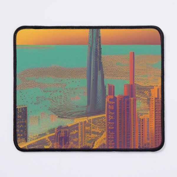Item preview, Jeddah Skyline Art designed and sold by Places On Earth.