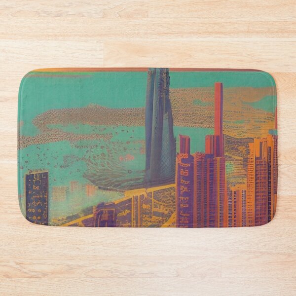 Item preview, Jeddah Skyline Art designed and sold by Places On Earth.