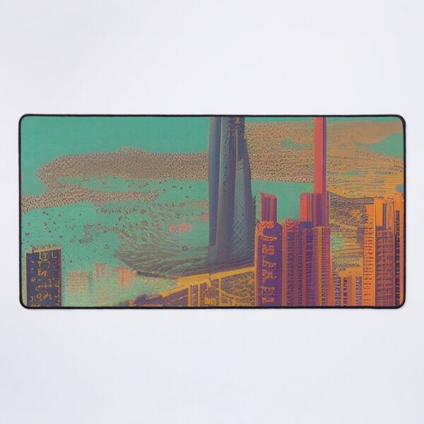Item preview, Jeddah Skyline Art designed and sold by Places On Earth.