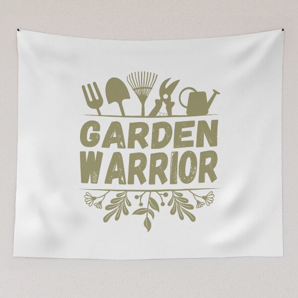 Item preview, Garden Warrior - Let the battle of the weeds commence  designed and sold by TaraGbear.