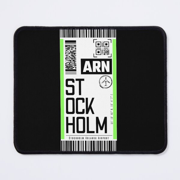 Item preview, STOCKHOLM classic luggage tag traveller sticker designed and sold by LeddsoDello.