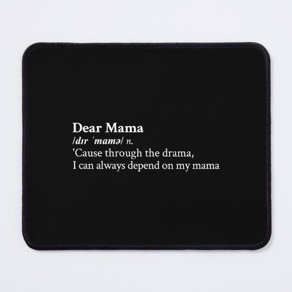 Item preview, Dear Mama by 2pac designed and sold by StickTheSong.