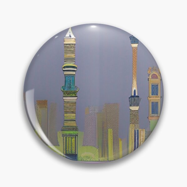 Item preview, Jeddah Skyline Art designed and sold by Places On Earth.