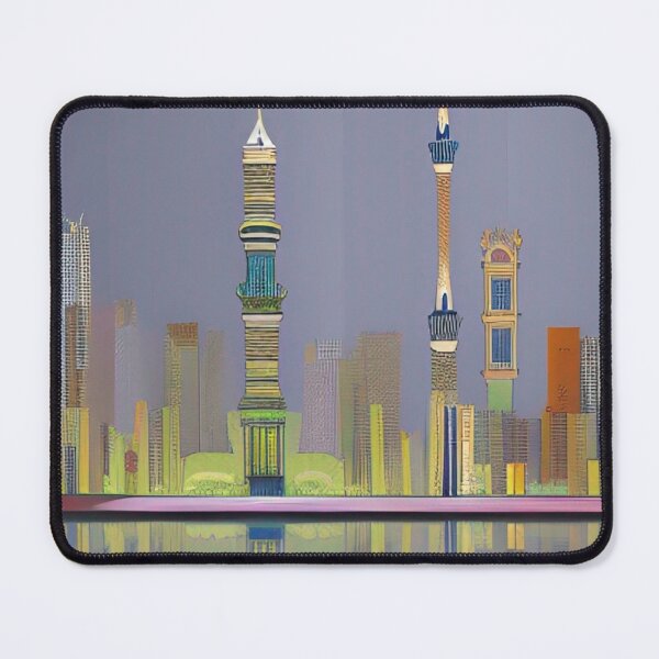 Item preview, Jeddah Skyline Art designed and sold by Places On Earth.