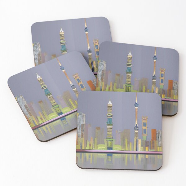 Item preview, Jeddah Skyline Art designed and sold by Places On Earth.