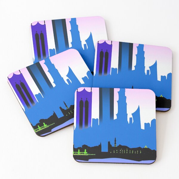 Item preview, Jeddah Skyline Abstract Art designed and sold by Places On Earth.