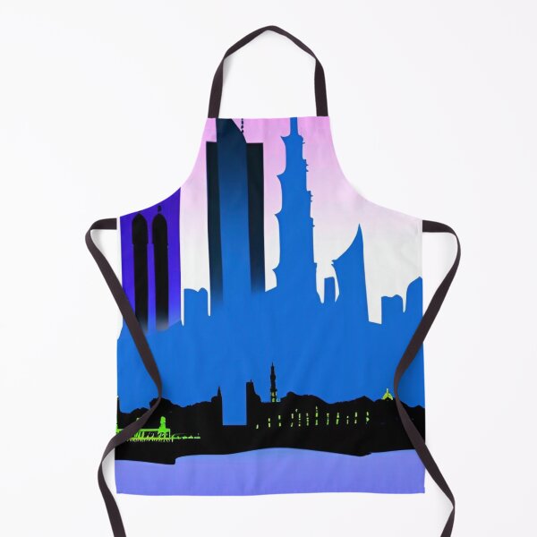Item preview, Jeddah Skyline Abstract Art designed and sold by Places On Earth.