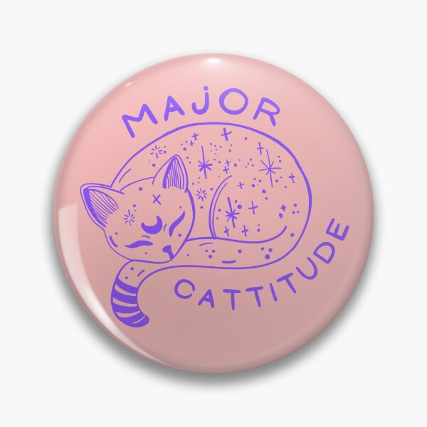 Item preview, cat- attitude designed and sold by light lilac ..
