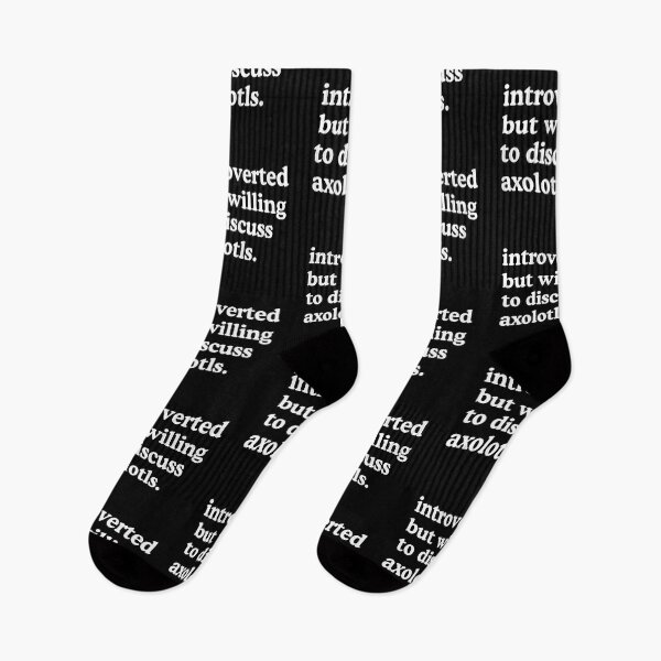 Item preview, Introverted But Willing To Discuss Axolotls Axolotl Lover Humor designed and sold by allysmar.
