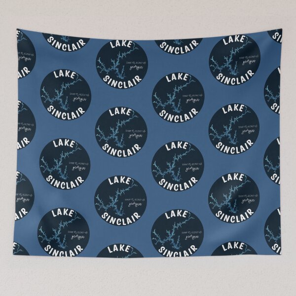 Item preview, Lake Sinclair in Georgia Round designed and sold by DRHArtistry.