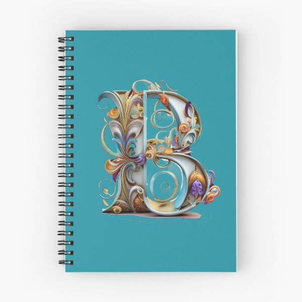 Item preview, Art Font Letter B: Art Nouveau Style, Unique and Colorful designed and sold by factory88.