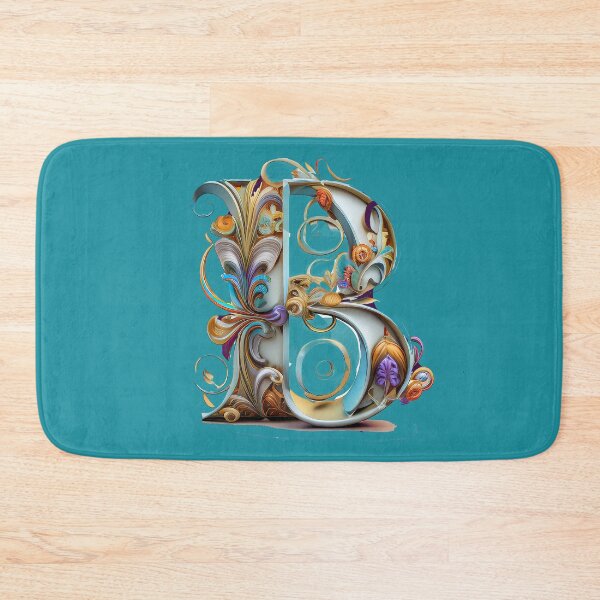 Item preview, Art Font Letter B: Art Nouveau Style, Unique and Colorful designed and sold by factory88.
