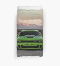 Widebody Dodge Hellcat Duvet Cover