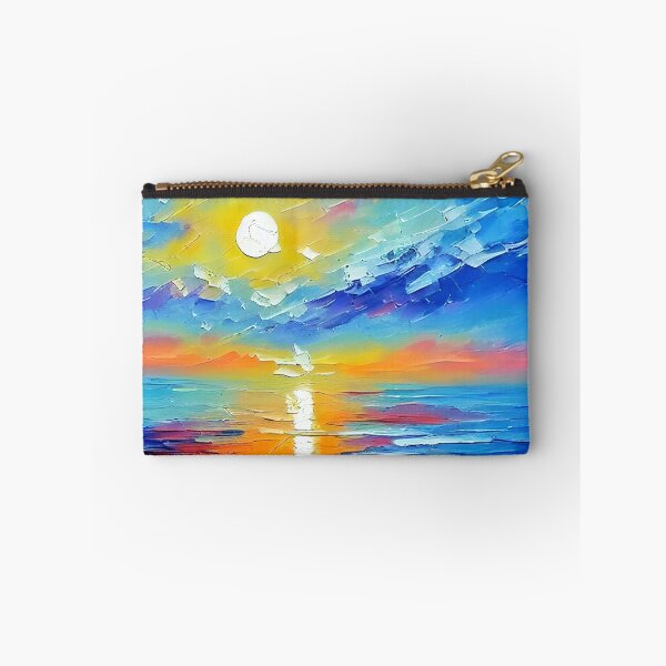 Item preview, Ocean Art, Large Coastal Art , Sea Landscape Art, Palette Knife Art ,Sea Sky Art, Sunrise Landscape Art designed and sold by viewgraphics.