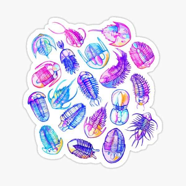 Vibrant Trilobita Sticker