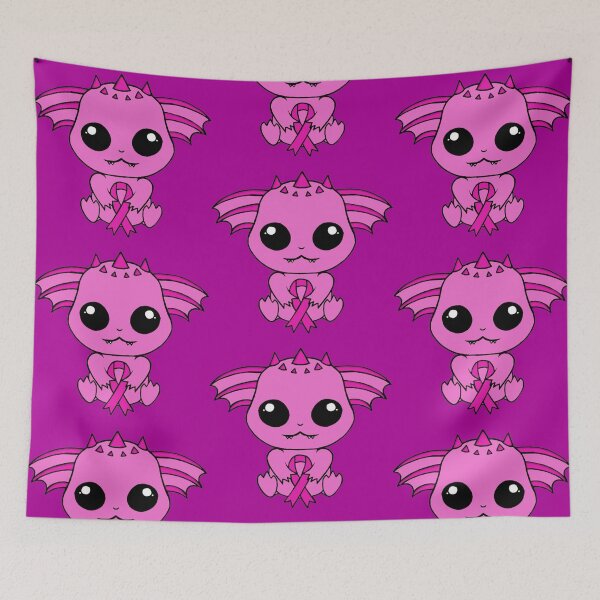 Item preview, Cute Creature Holding an Awareness Ribbon (Pink) designed and sold by CaitlynConnor.