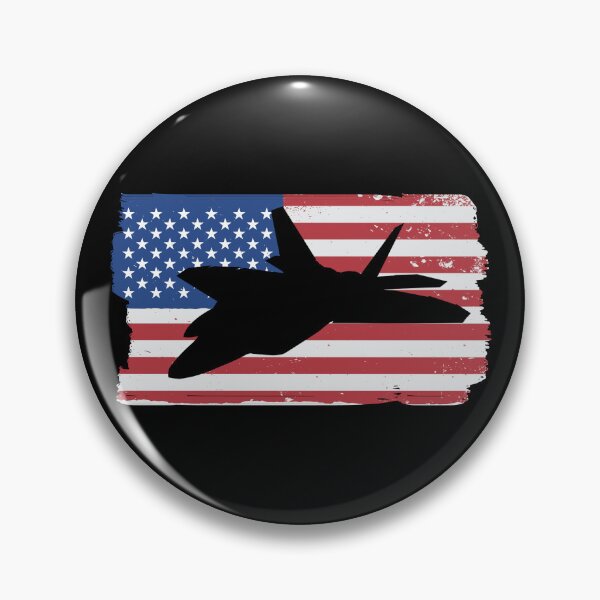 Artikelvorschau, F22 Raptor Fighter Jet Airplane American Flag F22 Raptor Gear entworfen und verkauft von DynamicDesign.