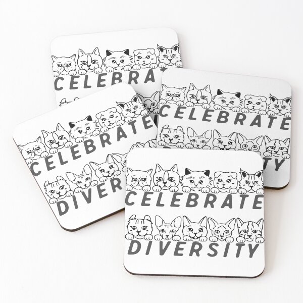 Item preview, Celebrate Diversity Different Cat Breeds Funny Cat Cute Cat Lovers Gift  designed and sold by QuanJewelry.