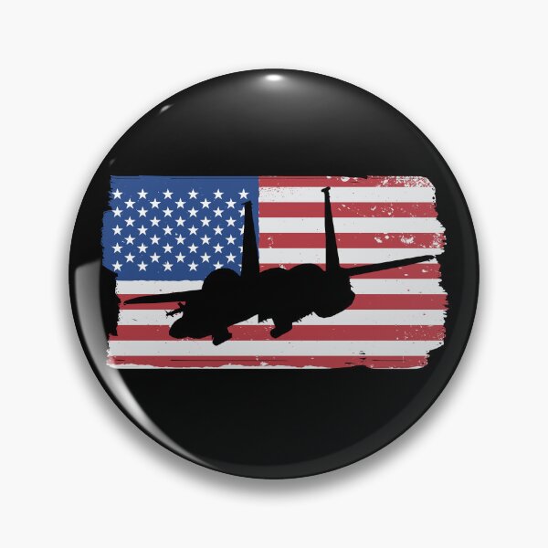 Artikelvorschau, F-15 Eagle Fighter Jet Airplane American Flag F15 Eagle Gear entworfen und verkauft von DynamicDesign.