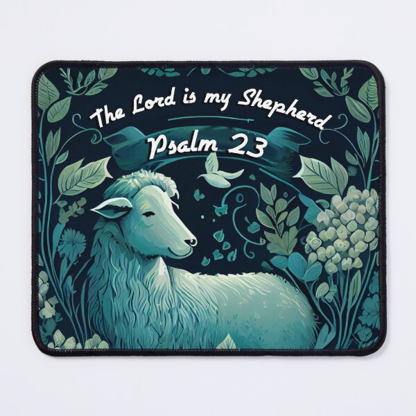 Item preview, Psalm 23 - Shepherd and Sheep Illustration: Protected by God designed and sold by Art4Christ.