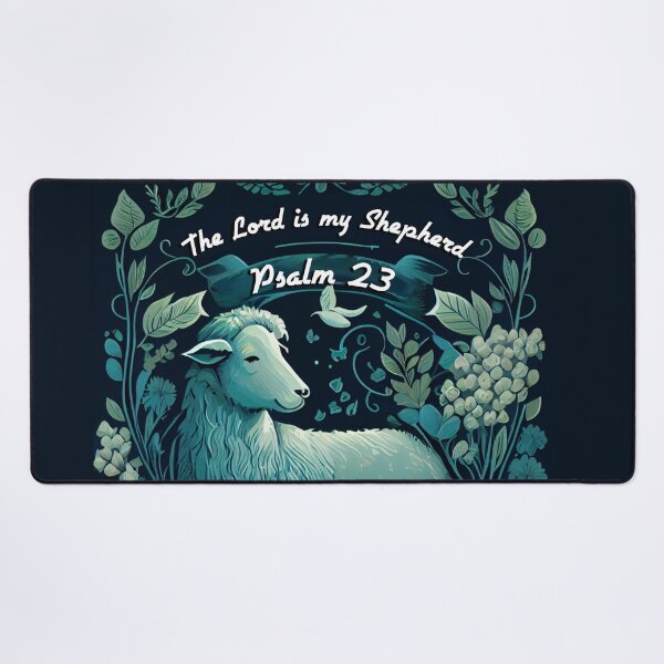 Item preview, Psalm 23 - Shepherd and Sheep Illustration: Protected by God designed and sold by Art4Christ.