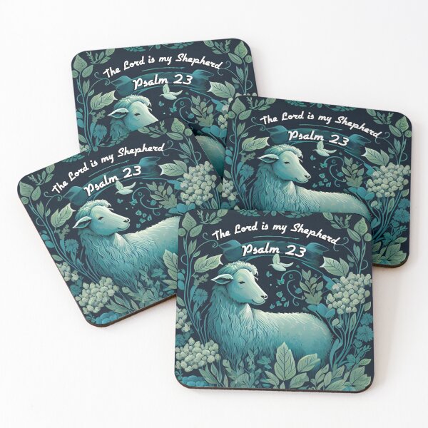 Item preview, Psalm 23 - Shepherd and Sheep Illustration: Protected by God designed and sold by Art4Christ.