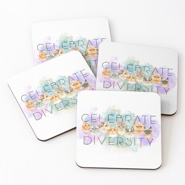 Item preview, Celebrate Diversity Different Cat Breeds Funny Cat Cute Cat Lovers Gift  designed and sold by QuanJewelry.