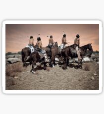 Ute War Party. 1899 Sticker
