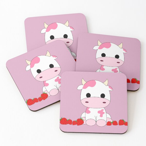 Item preview, Cute Strawberry Cow designed and sold by shadowtown.