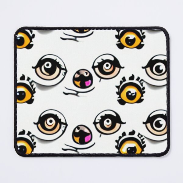 Item preview, Round Weird Eye Repeating Pattern designed and sold by pinkpapercup.