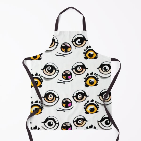Item preview, Round Weird Eye Repeating Pattern designed and sold by pinkpapercup.