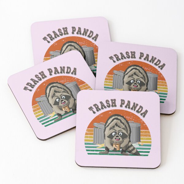 Item preview, Trash panda Retro sunset raccoon  designed and sold by TipTopTapo.