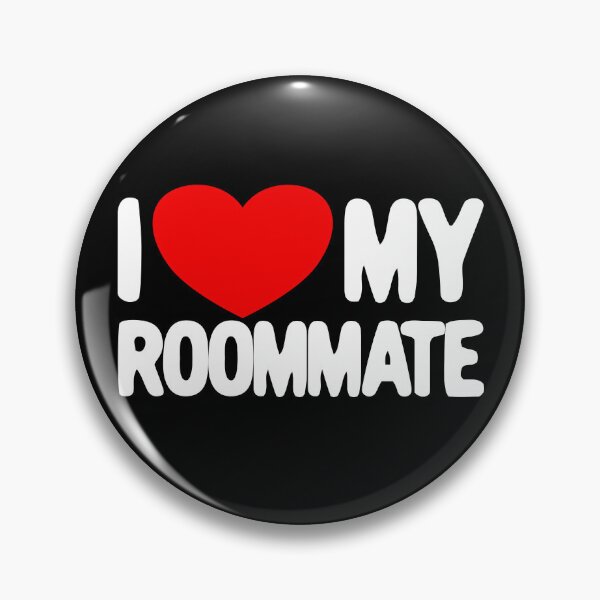 Item preview, I Love My Roommate Red Heart I Love My Roommate Gear designed and sold by DynamicDesign.