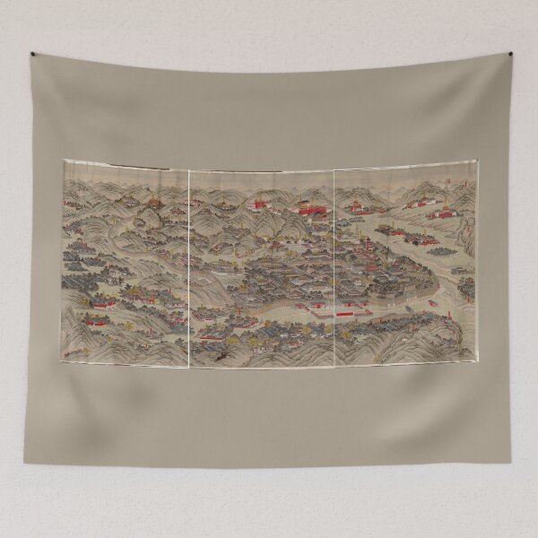 Item preview, Panoramic view of the Rehe Imperial Palace between 1875-1900 [Rehe xing gong quan tu] designed and sold by allhistory.