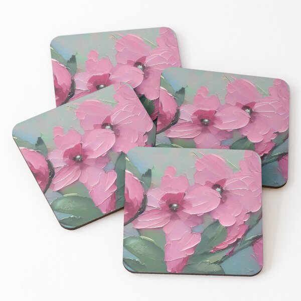 Item preview, Original Pink Flower Art ,Wabi Sabi Art, Vintage Fine Art designed and sold by viewgraphics.