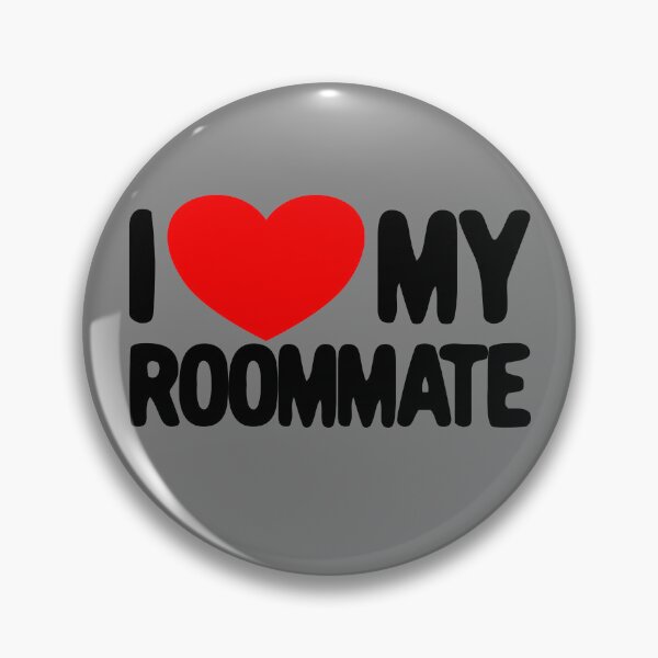 Item preview, I Love My Roommate Red Heart I Love My Roommate Gear designed and sold by DynamicDesign.